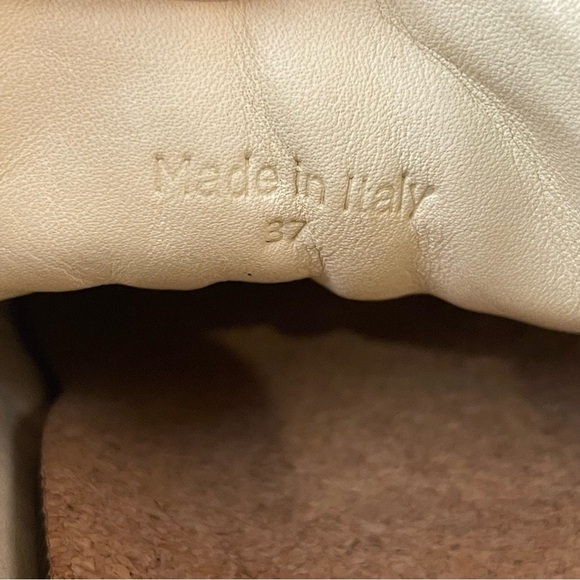 MCM Cream Leather Sneakers 37 - Picture 6 of 7